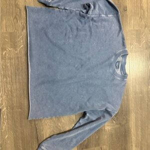 American Eagle Outfitters Blue Crew Neck Sweater